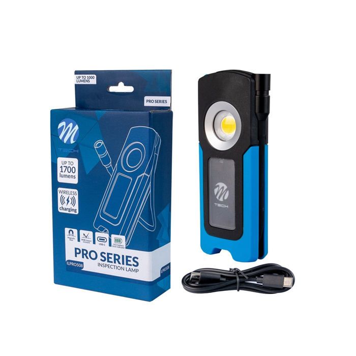 LAMPE DINSPECTION MTECH PRO 1700LUMENS 15W + 3W COB + ECLAIRAGE FLEXIBLE 30CM