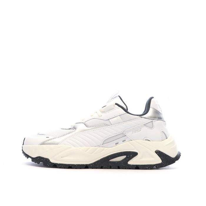 Puma Baskets Blanches Mixte Puma RS-Trck Metallic