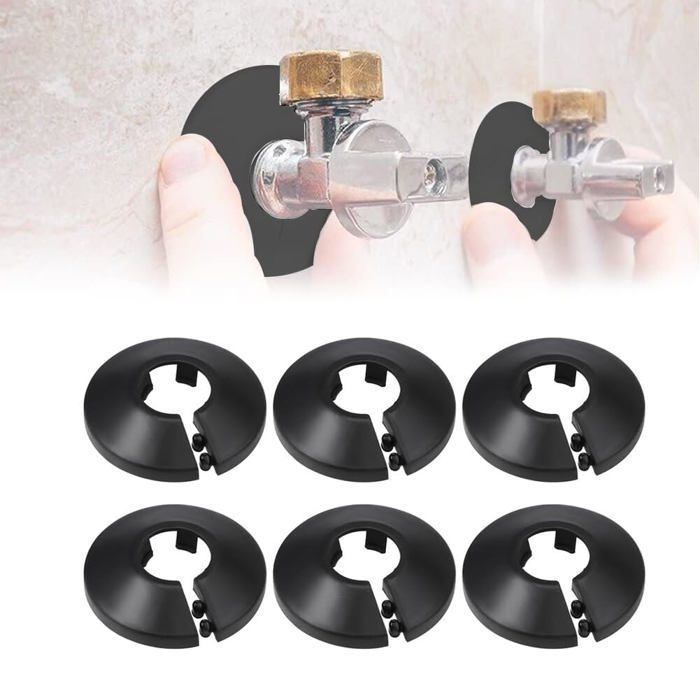 20 Pièces Cache Tuyau Radiateur,Colliers De Pipe Plastique Cache Tuyau