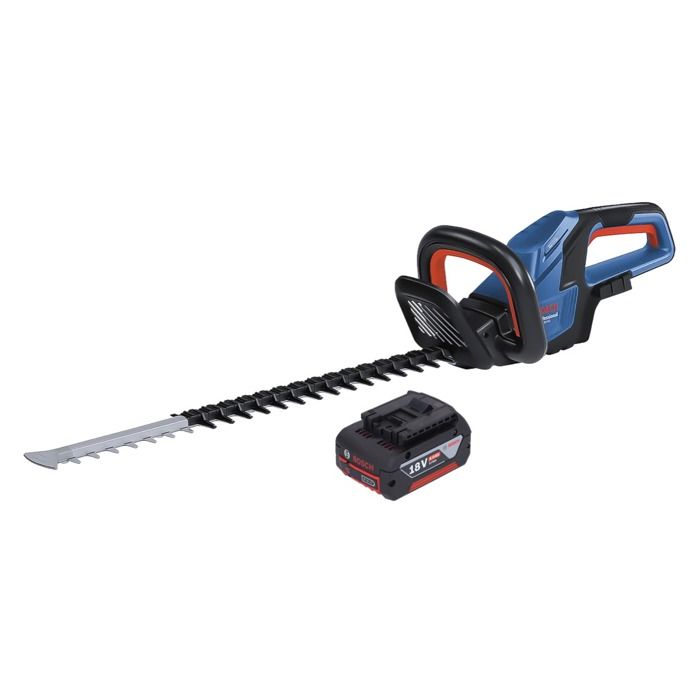 Bosch GHE 18V 60 Professional Taille haie sans fil 18 V 60 cm Brushless + 1x batterie 4 0 Ah sans chargeur - vue 2