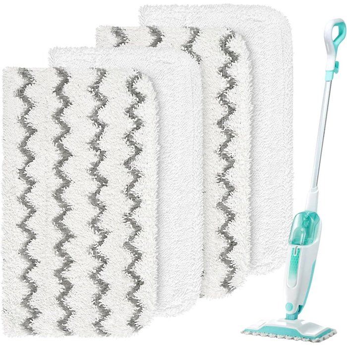 Wiseten 12 Pièces Accessoires pour Nettoyeur Vapeur Karcher Easyfix SC2 SC3 SC4 SC5, 3 Chiffons