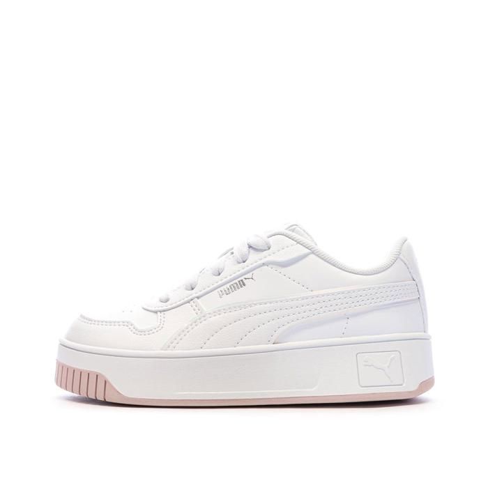 Baskets Blanches Fille Puma Carina Baskets Blanches Fille Puma Carina