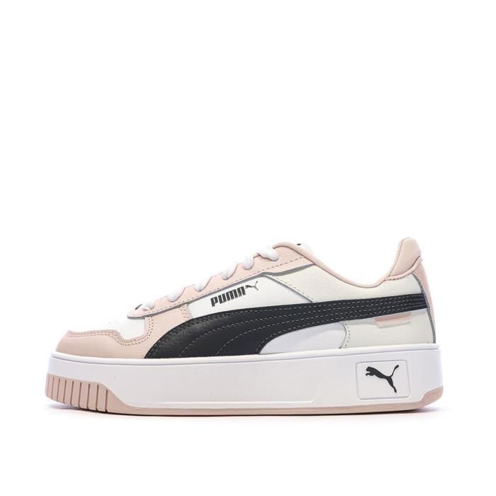 Puma Baskets Rose/Blanches Femme Puma Wns Carina Street