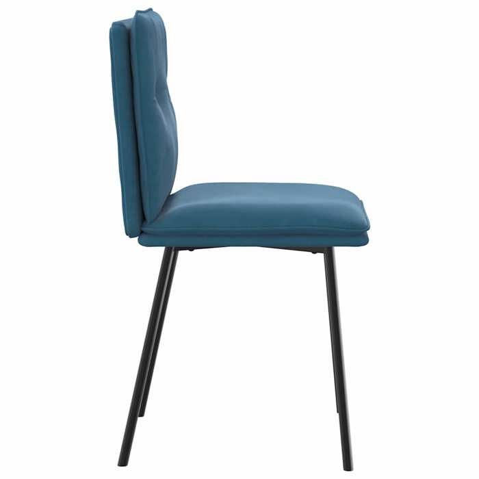 TOP 2026 Chaises à manger (lot de 6) - Pour 6 personnes - bleu velours - 45x54x83 cm ccc1334