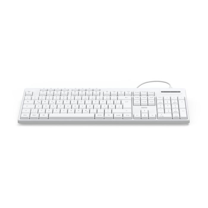 Clavier filaire multimédia Hama CK 200 Touches silencieuses Disposition QWERTZ Câble amovible