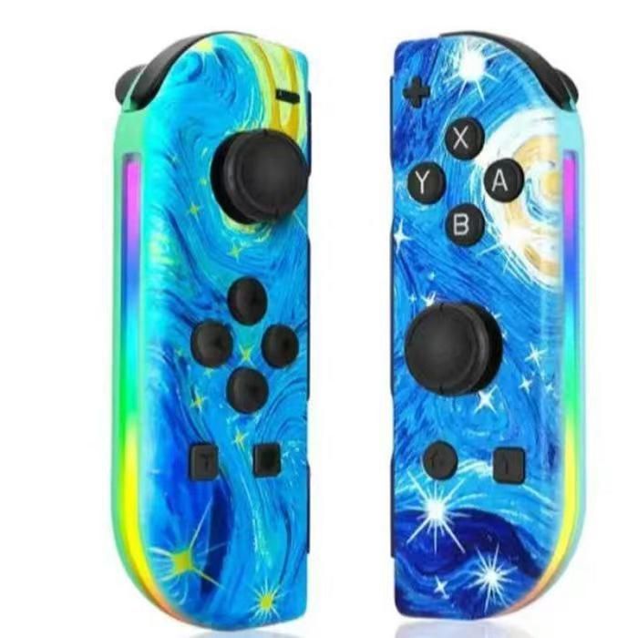 Lot de 2 manettes de jeu sans fil Joy Con pour Nintendo Switch JEU VIDEO CONSOLE RETRO - vue 1