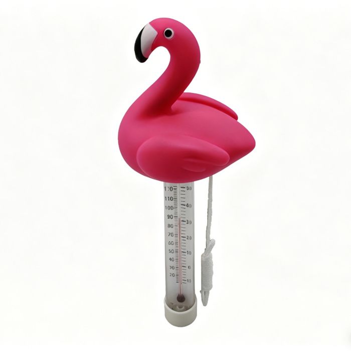 Thermomètre de piscine flottant thermomètre flamant rose thermomètre à eau thermomètre de piscine durable moniteur de températur