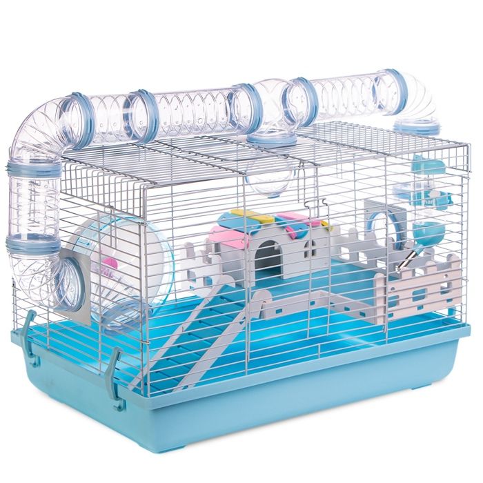 Ensemble complet de cage pour rongeurs Furrever Friends Miku Canals Blue