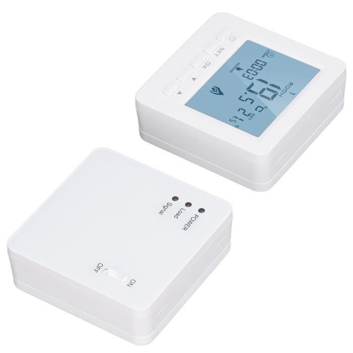 Thermostat numérique, écran LCD, programmable, intelligent, tactile