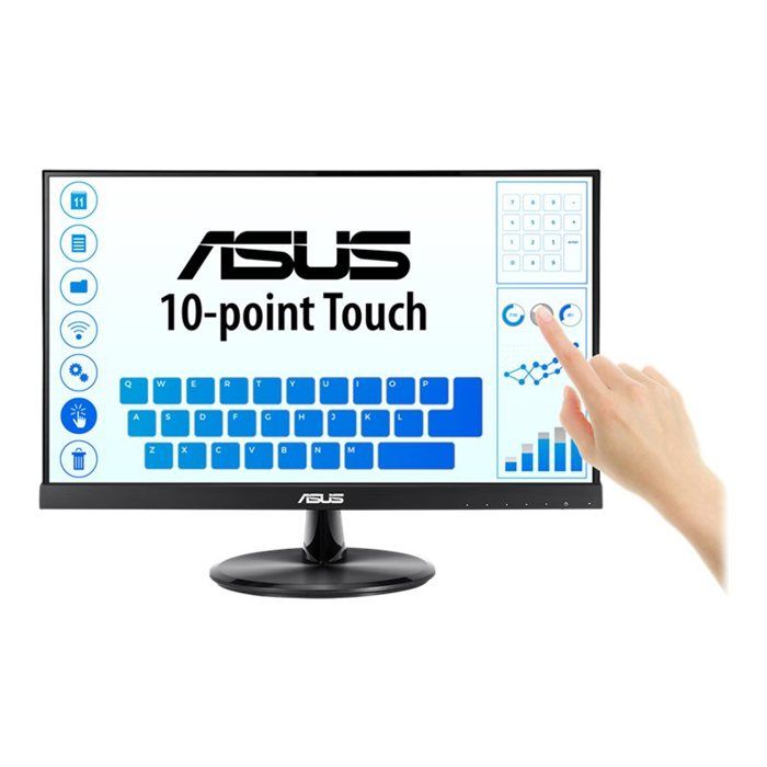 ASUS Écran tactile LCD VT229H 546 cm (215) 16:9 5 ms GTG - Capacitive - Écran multi-tactile - Résolution 1920 x 1080 - Full HD