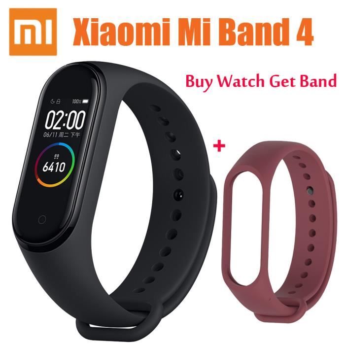 Xiaomi Mi Band 4 AMOLED écran couleur Wristband V5.0 Fitness intelligent  Regarder Get Band_MM3125 , - Achat/vente bracelet de montre - Cdiscount