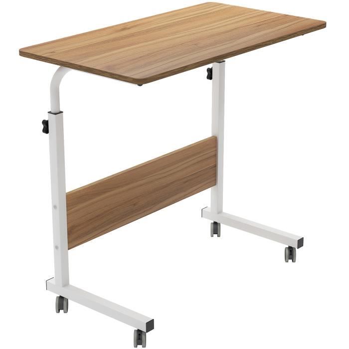 SogesHome Table Roulante de Lit Canapé，80*40CM