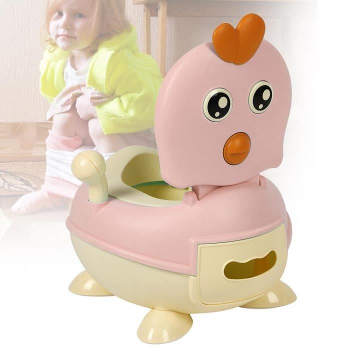 Pot Bébé Portable - Toilette D'apprentissage Avec Porte-papier Intégré, Bleu Ou Rose
