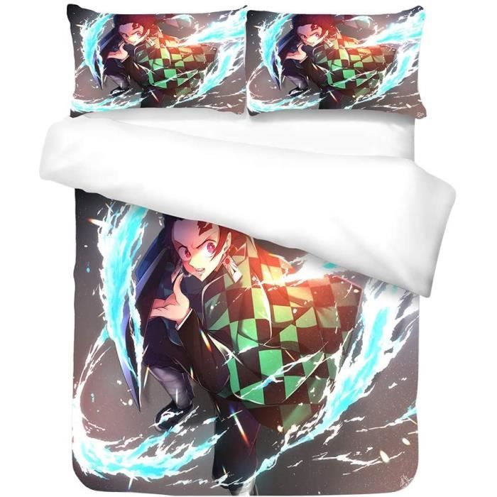 Housse De Couette Demon Slayer Kimetsu No Yaiba 0 X0 Cm 1 2 Personne 3d Motif Housse De Couette Enfant Manga 140x0cm 391 Cdiscount Maison