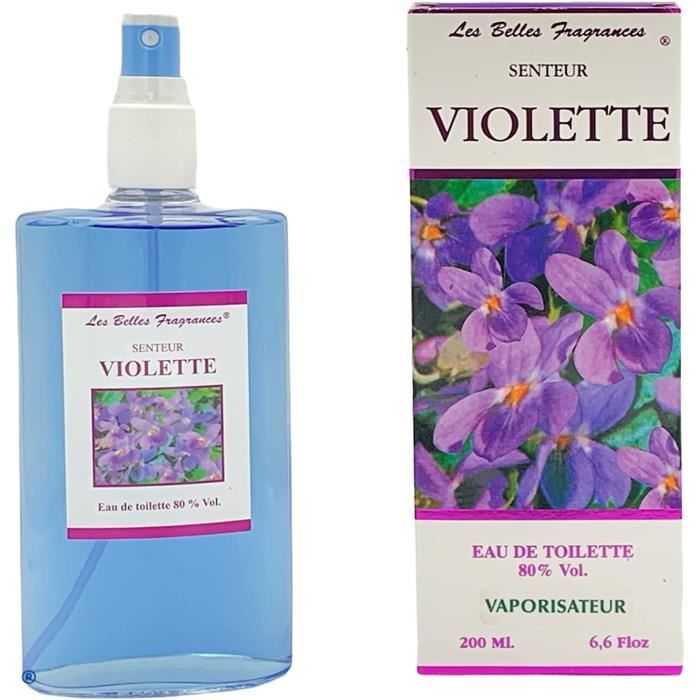 Eau De Toilette Femme - Violette Florale Artisan Parfumeur Côte D azur (200ml)