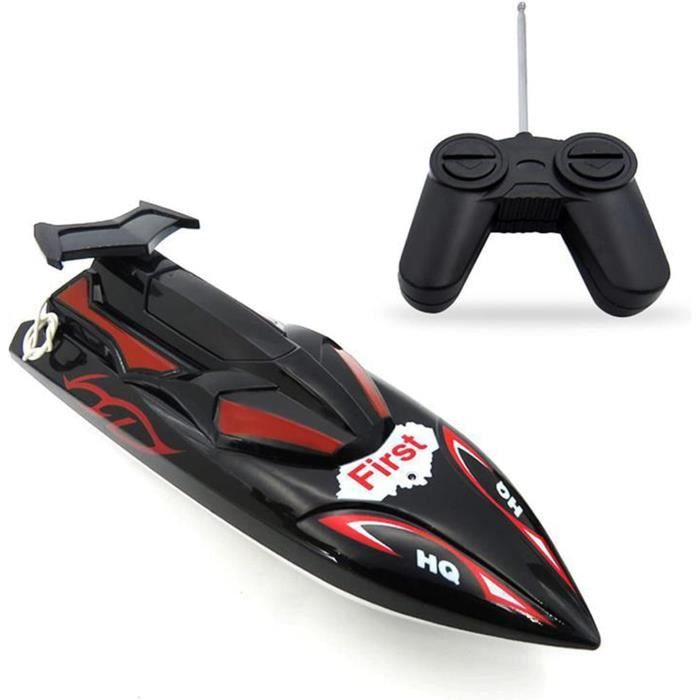 Bateau Télécommandé Navire De Guerre 34 Cm - 2,4 GHz, Double Moteur, Double Batterie, Pour Piscine Ou Lac
