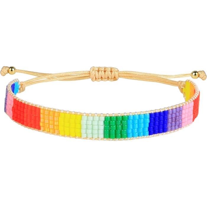 Mikovivi 6pcs Bracelets Licorne Arc En Ciel, Adorables