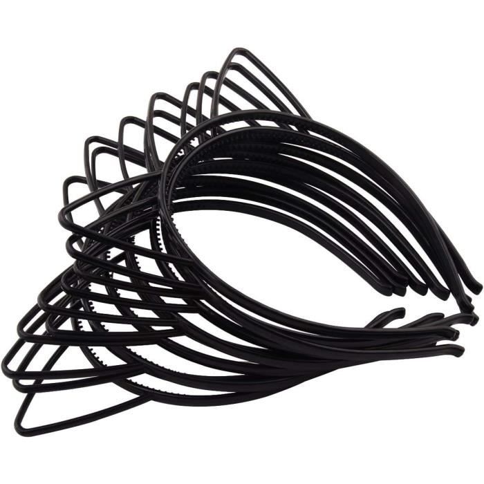 Ondulé Tete Peigne À Dent 6Pcs Bandeau Zig Zag Bandeaux En Plastique De