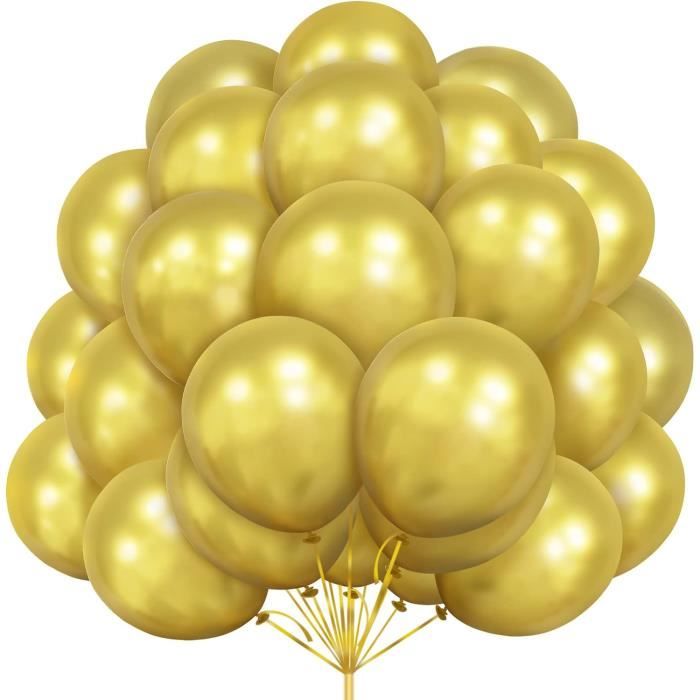 Ballons Guirlande Vert Dorés Kit,60 Pièces 12 Pouces Décorations