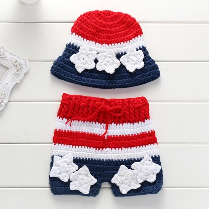 Nouveau Ne Bebe Tricot Crochet Vetements Costume Photo Photographie Props Outfit Cxx6984 Cdiscount Puericulture Eveil Bebe