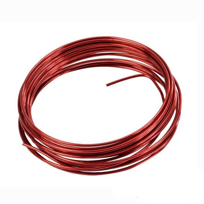 1 Pcs Fil Metallique Aluminium Rouge 2 Mm X 5m Deco Loisirs Creatifs Bijoux Pour Mariage Bapteme Fetes Anniversaire Achat Vente Tulle Noeud Ruban Soldes Sur Cdiscount Des Le Janvier Cdiscount