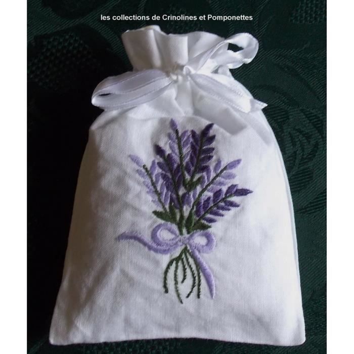 SACHET DE LAVANDE BRODE MAIN BOUQUET DE LAVANDES Cdiscount Maison