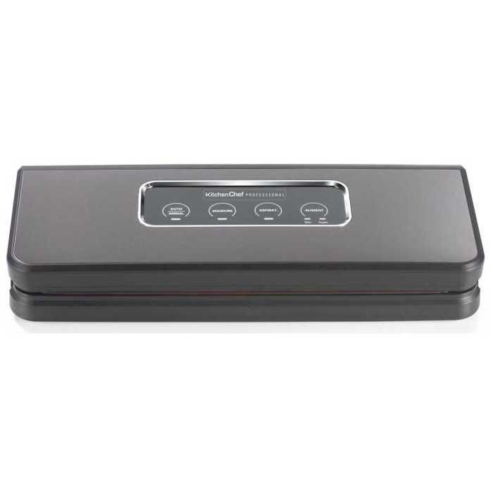 Mise sous vide - KITCHEN CHEF - KCPSV 60 S - 150W - Noir - 10 sacs inclus