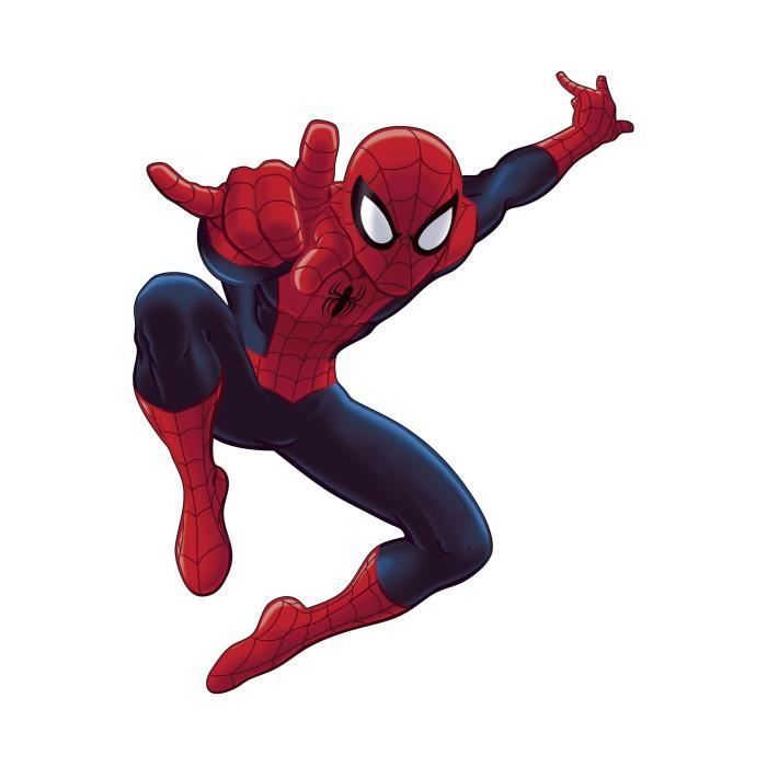 Sticker enfant Spiderman 64x80cm réf 9530 - Cdiscount Maison