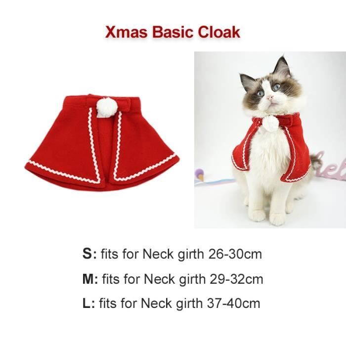 Deguisement Amusant Pour Chien Et Chat Cape De Noel Halloween Nouvel An Accessoires Photo Pour A Xm02 L Cdiscount