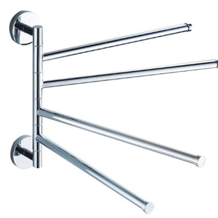 New 4 Layers Stainless Steel Bathroom Towel Rack Holder Polished Rack
