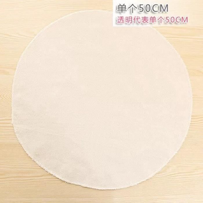 Tapis De Cuisson à Vapeur En Silicone - Lot De 10, 24 Cm, Réutilisables