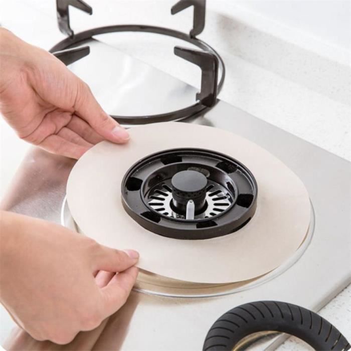 Accessoires de cuisine,Couvre plaques de cuisinière à gaz réutilisable