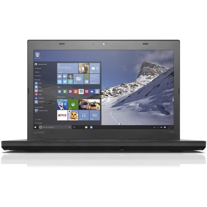 Lenovo ThinkPad T460 | i5-6300U – 2-4 GHz- 16 Go de RAM- SSD 256 Go- Windows 10 Pro. (Reconditionné)[247]