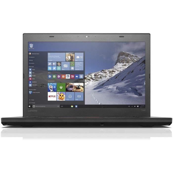 Lenovo ThinkPad T460  i5-6300U – 2-4 GHz- 16 Go de RAM- SSD 256 Go- Windows 10 Pro. (Reconditionné)[247] Reconditionné - Lenovo reconditionné disponible sur Cdiscount Seconde Vie