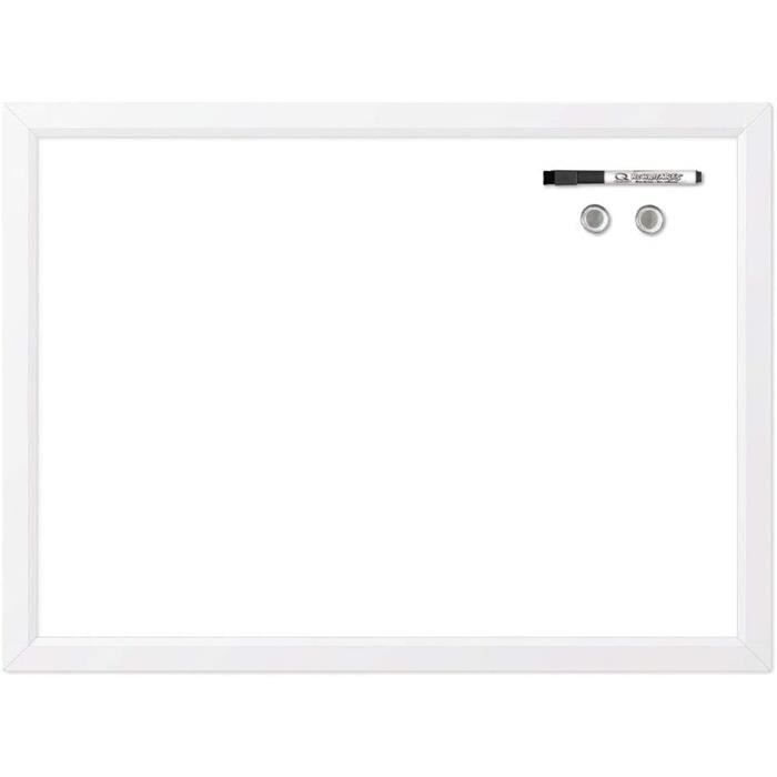 Mini Tableau Blanc Effaçable à Sec Magnétique - Format 29x19cm - Neuf - Idéal Pour Mémo & Planning