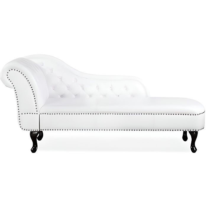Méridienne en simili cuir pas cher