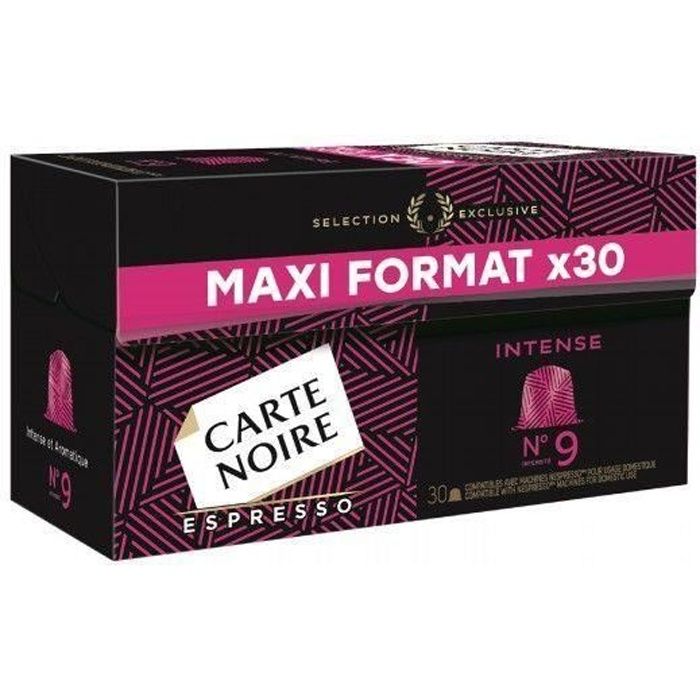 Carte Noire Cafe Espresso Intense Nº 9 30 Dosettes 159 G Cdiscount Au Quotidien Carte Noire Cafe Espresso Intense Nº 9 30 Dosettes 159 G Cdiscount Au Quotidien