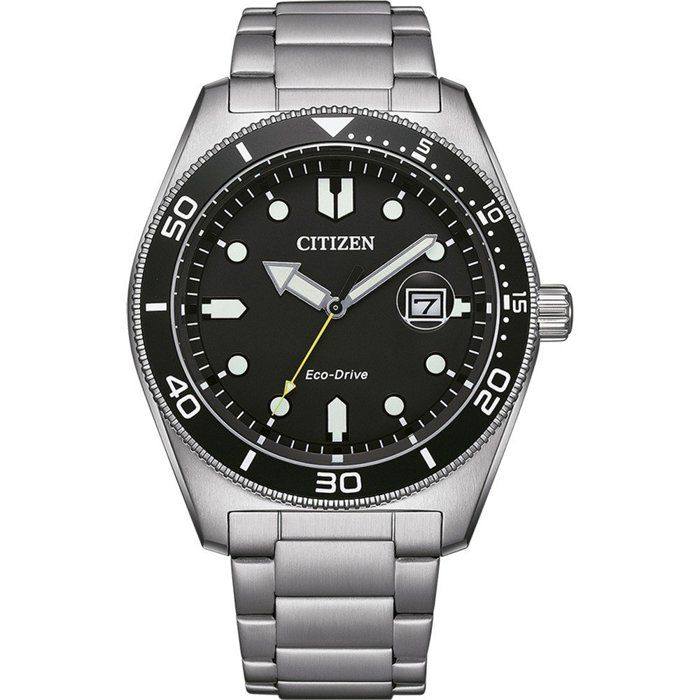 Montre Hommes Citizen AW1760-81E - Acier inoxydable - 10 Atm - Énergie solaire Montre Hommes Citizen AW1760-81E - Acier inoxydable - 10 Atm - Énergie solaire