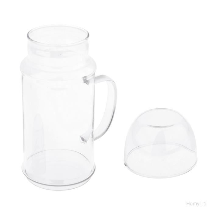 Carafe à Eau De Chevet Avec Gobelet, Carafe à Eau Vintage En Verre épais 440 Ml Pour Chambre D'amis, Salon, Bureau, Chambre à Coucher, Salle De Bain (multicolore
