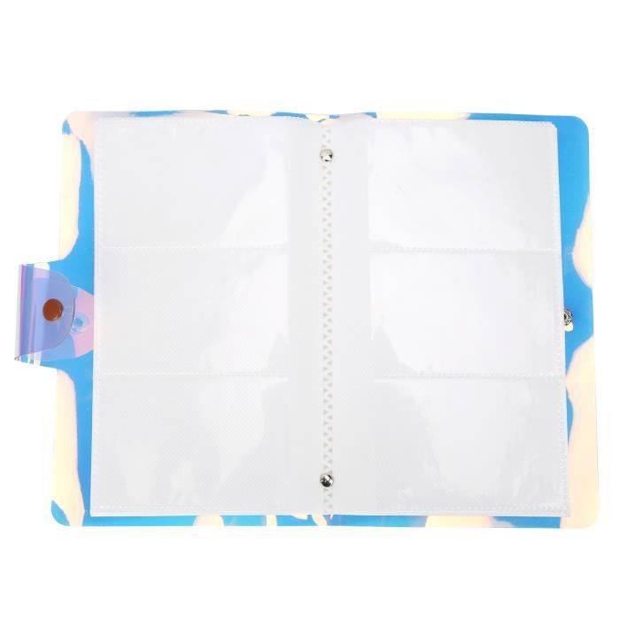 Gukasxi Mini Albums Photo Porte-Clés - Lot De 9 - 20 Poches Transparentes - 5.4x6.5cm