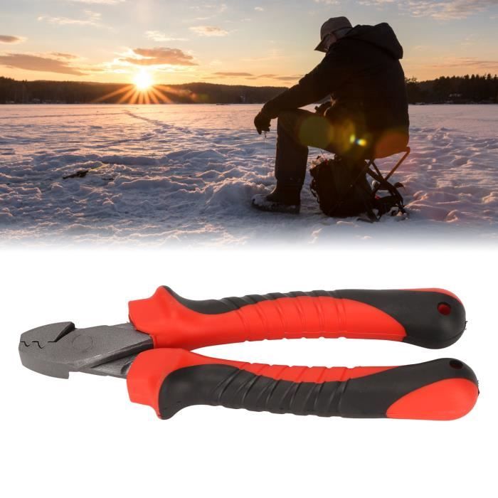 SUNGOOYUE Pince De Pêche, Pince De Poignée De Pêche, Support De Lèvre De Poisson En ABS, Outil De Déclenchement, Pour Attraper Ou Relâcher Le Poisson, Légère Et Facile à Ranger