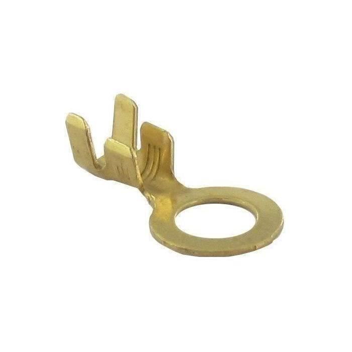 Cosse de batterie pour bornes plates à sertir pour vis Ø: 9,52mm