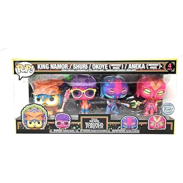 Marvel Pack 4 Figurines POP! Panther 9 cm - vue 3