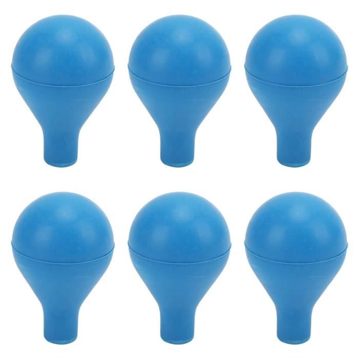 Boule D'aspiration Caoutchouc Pour Pipette – 3 Vannes, Rouge – Diamètres 11,2 Mm, 12,8 Mm, 14,4 Mm – Laboratoire