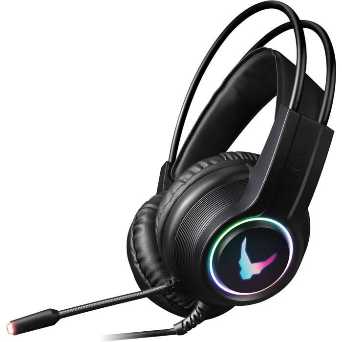 Casque de jeu - VARR - VH8030 - RGB - USB + 2 x 35 mm - Microphone anti-bruit