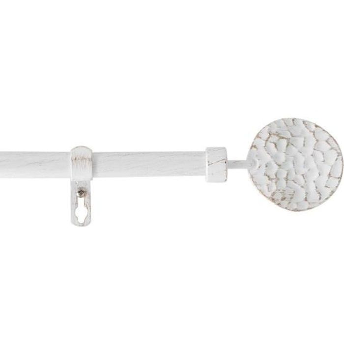 Lot De 8 Embouts Ronds En Métal Pour Tringle De Placard 25 Mm - Bride De Support, Installation Facile - Pour Armoire, Penderie