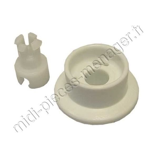 Roulette panier inférieur pour lave vaisselle Ariston Indesit Hotpoint C00104637