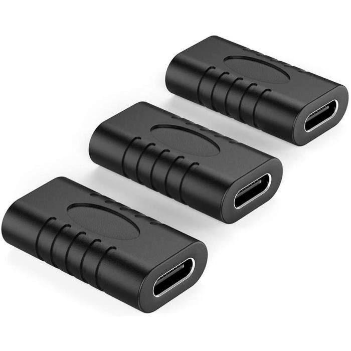 Adaptateur USB-C Vers 2 Ports USB Femelle - Hub OTG Pour Smartphone, Tablette, Disque Dur - 19 Cm