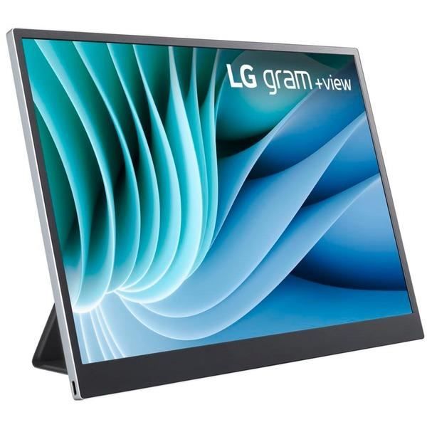 LG gram +view 16MR70 - Écran LED - 16' - portable - 2560 x 1600 WQXGA - IPS - 350 cd/m² - 1200:1 - 2xUSB-C - argent