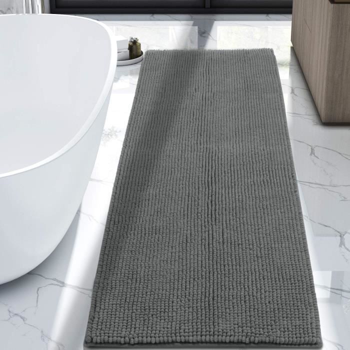 Lifewit Tapis de Bain 180 x 65 Absorbant Antidérapant Extra Epais Tapis